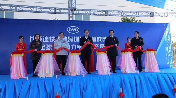 全球最大動力電池生產基地落戶深圳